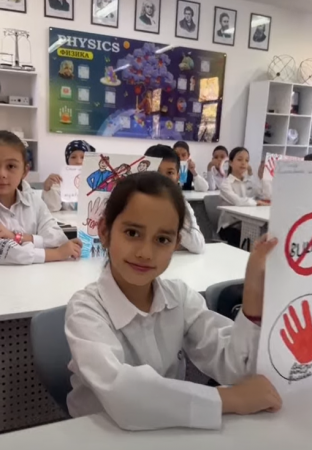 «Біз буллингке қарсымыз» челленджі