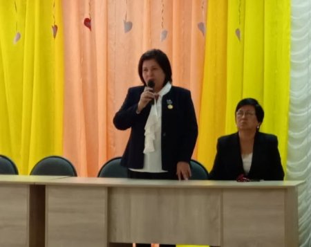 ТОО ТПК «ALLIANCE» тігін фабрикасының директоры Санджарова Клара Арипжановна мен кездесу